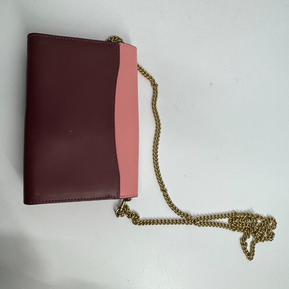 NEW Coach Colorblock Signature Canvas Tabby Chain Clutch Size Small - Picture 12 of 15